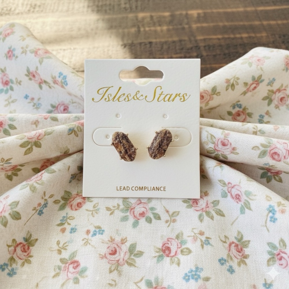 Mocha Druzy Earrings ☕️